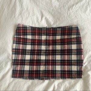 90’s Tartan Plaid Mini Skirt